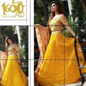 Yellow lengha